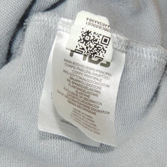 Filas Womens Light Blue Sweat Shirt Long Sleeve Winter Pull Over Size Large - Picture 7 of 7
